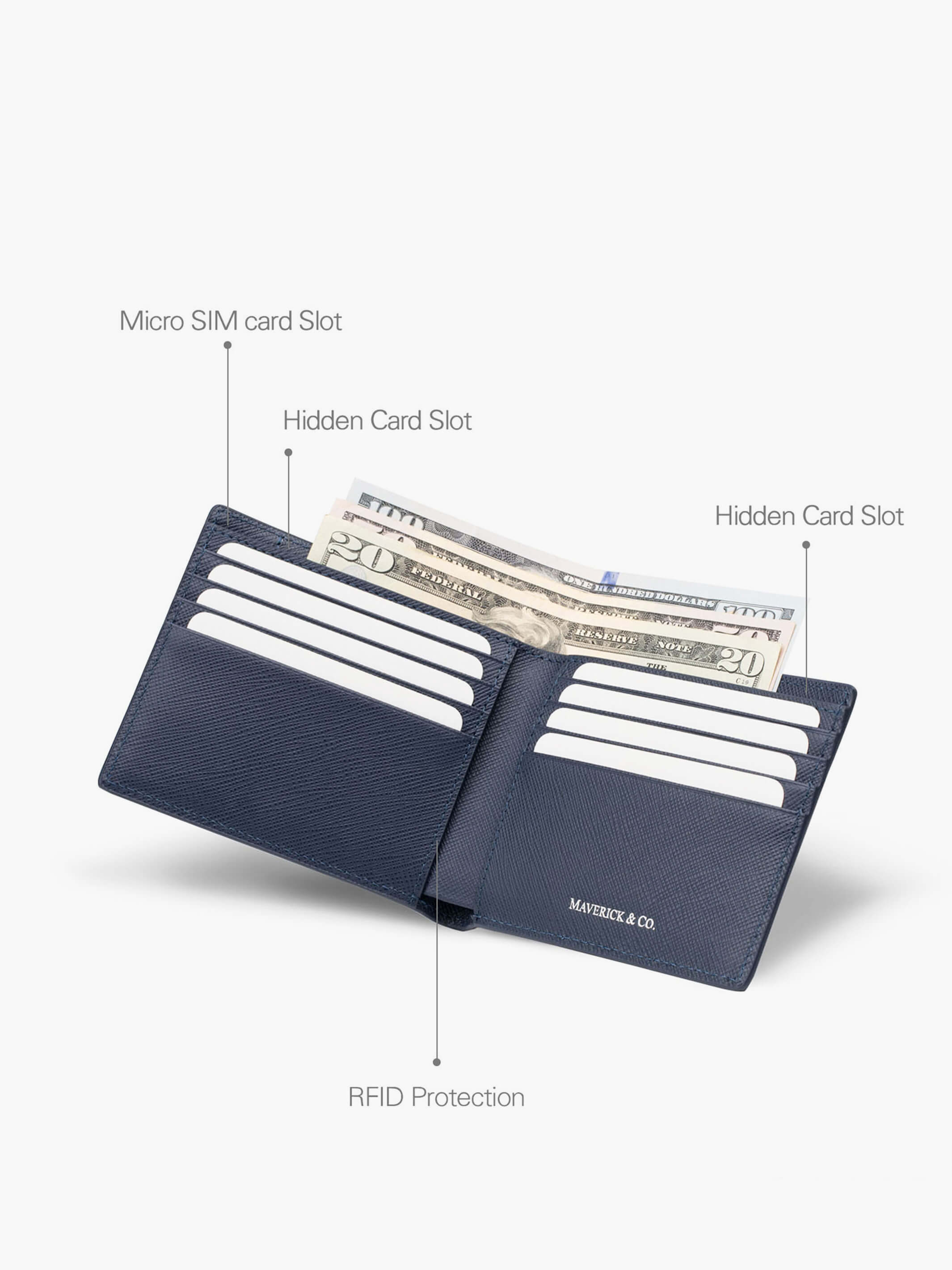Delicate leather wallet