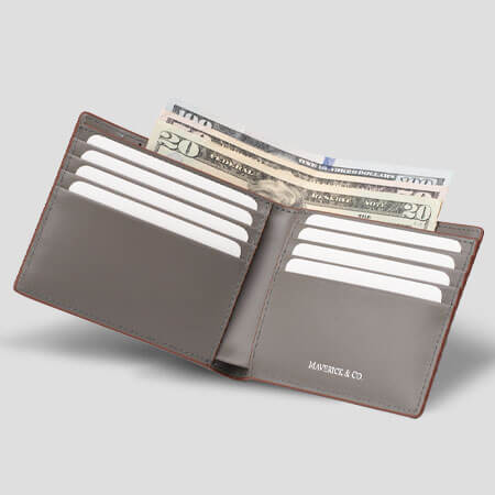 Delicate leather wallet