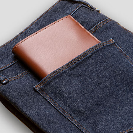 Delicate leather wallet